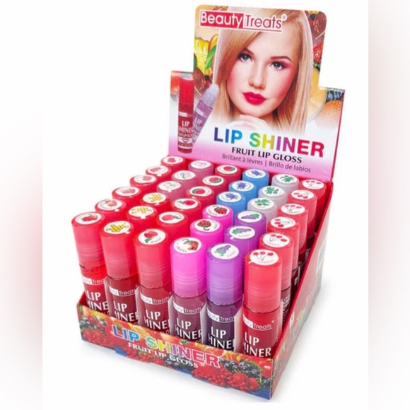 Other - Fruit lip gloss set of 6 ALL ASSORTED